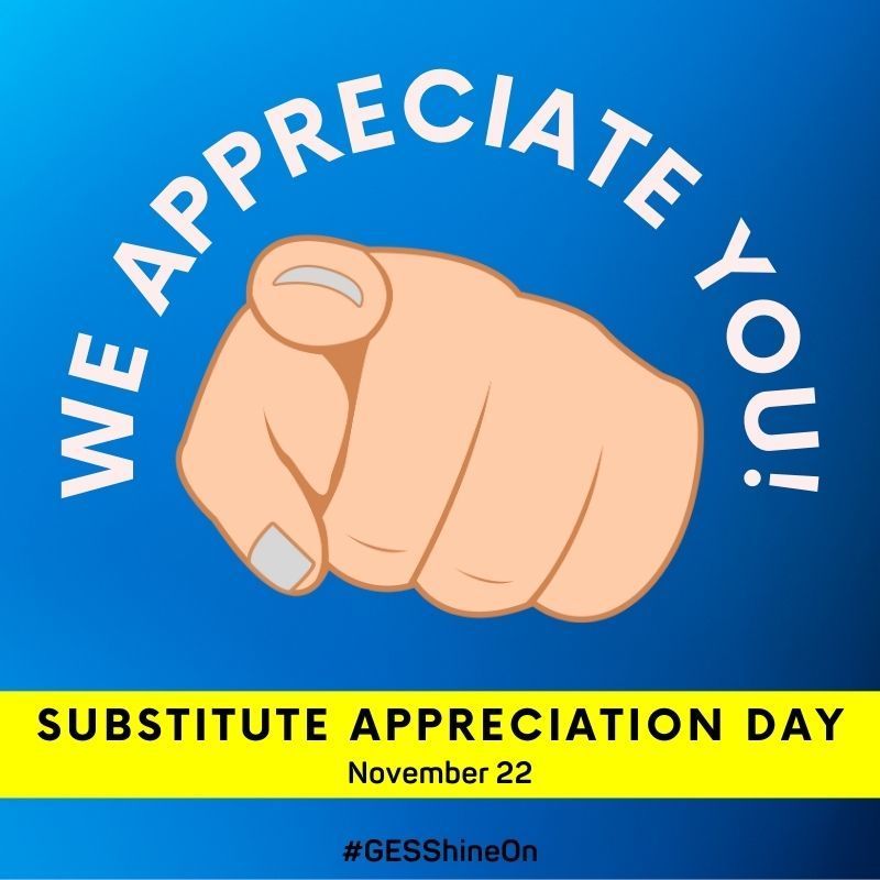 substitute appreciation day