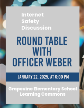 internet safety discussion with officer weber