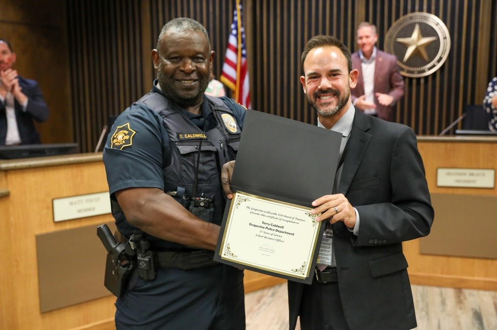 SRO Caldwell honored