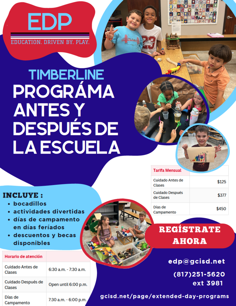 Flyer that presents information about EDP