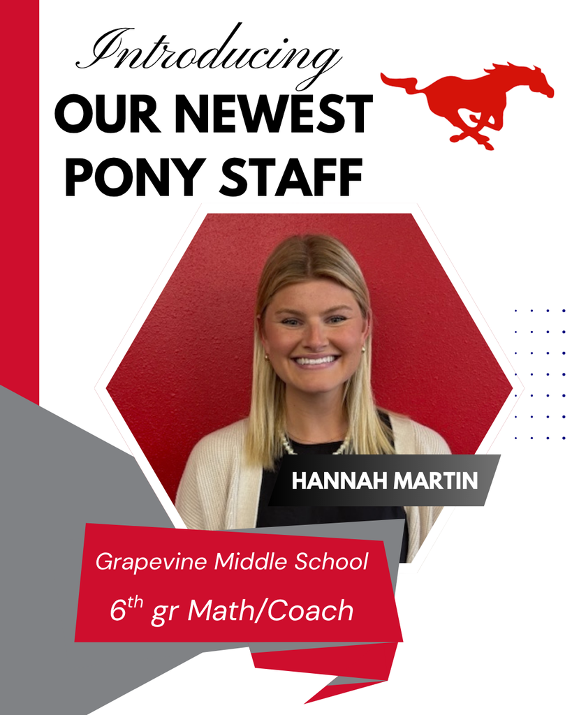 Meet our newest Pony Staff: Hannah Martin– GMS 6th Grade Math/Coach! 🐴📚