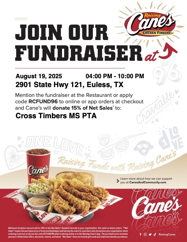 Cane's Spirit Night