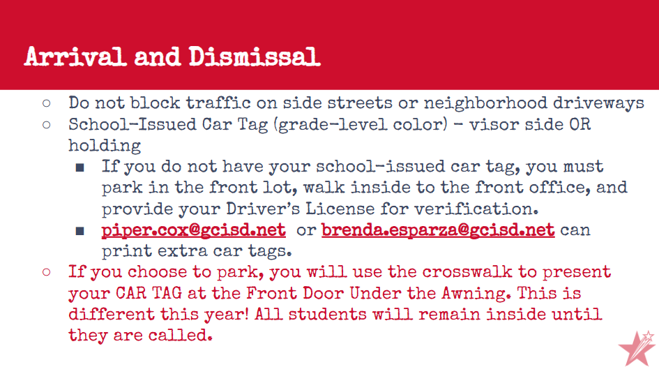 Arrival & Dismissal 4