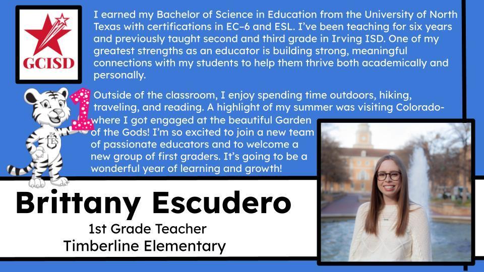 Brittany Escudero - Includes a bio and photo