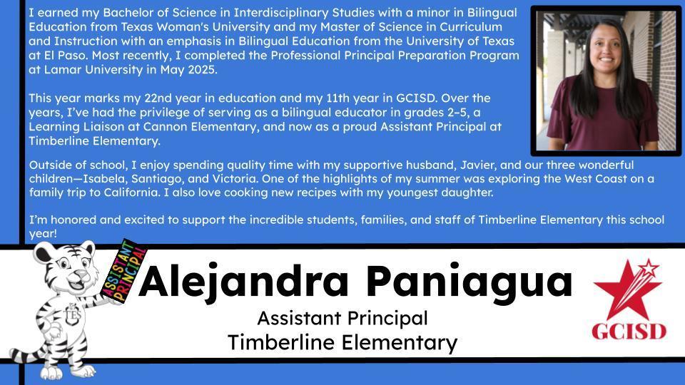Alejandra Paniagua - Includes a bio and photo