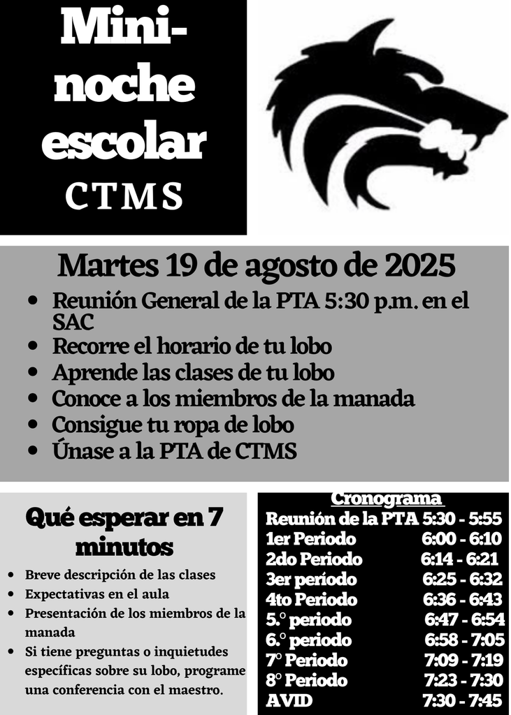 Mini School Night Spanish