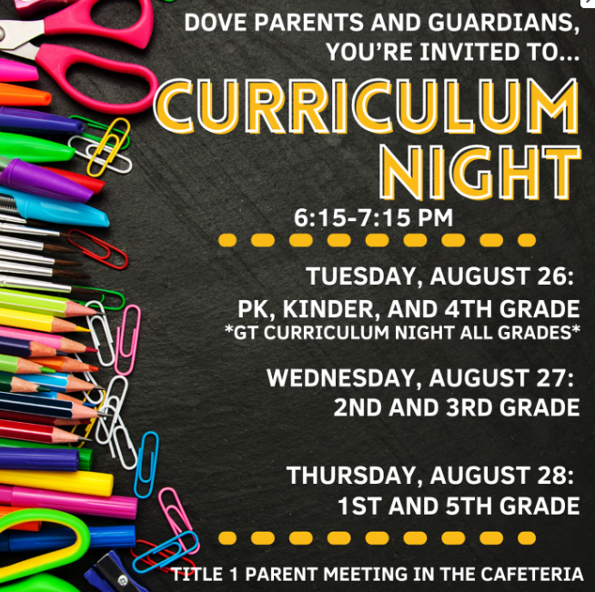Curriculum Night