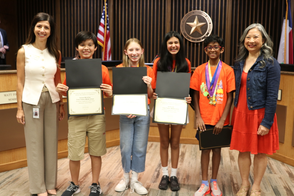 Board meeting honorees