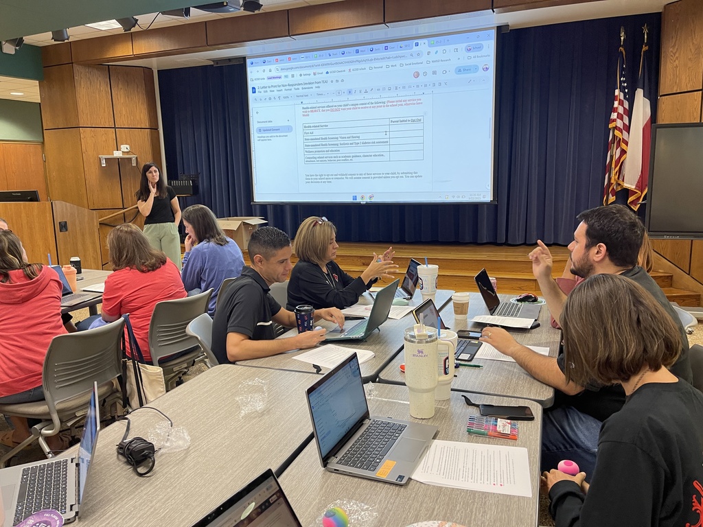Educators at professional development