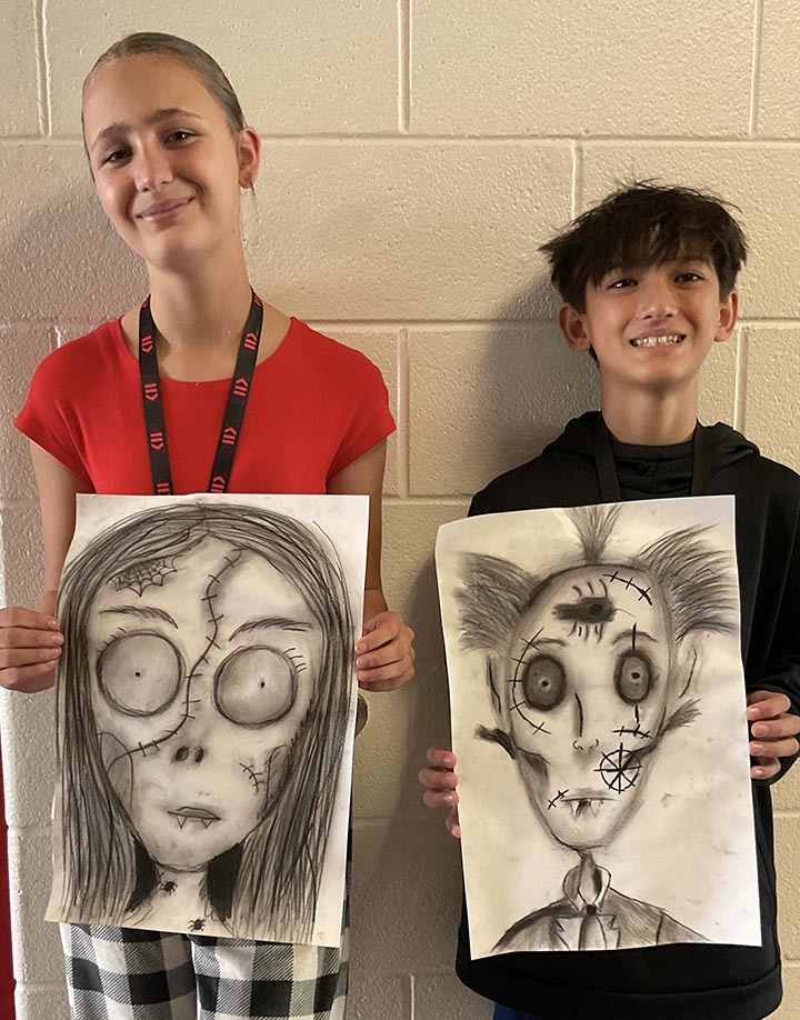 Art II students