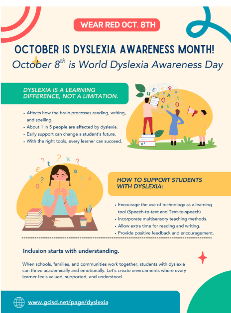 October is Dyslexia Awareness Month