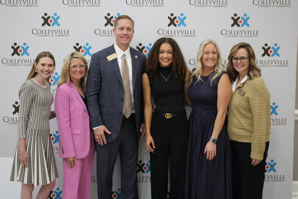 Superintendent and student spoke at the Colleyville Chamber of Commerce
