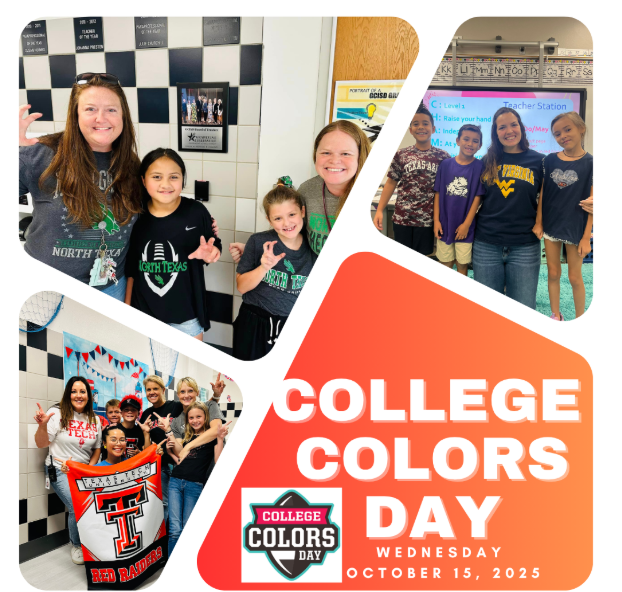 College Colors Day Wednesday October 15