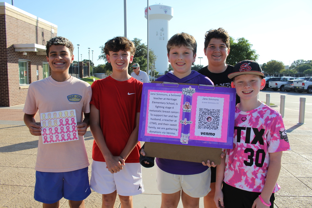 CTMS rallies for Simmons Strong
