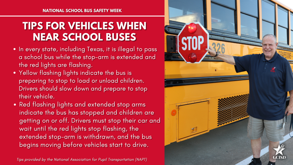 National School Bus Safety Week, Thursday