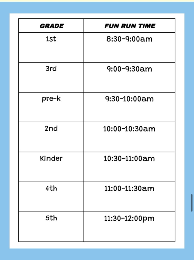 schedule