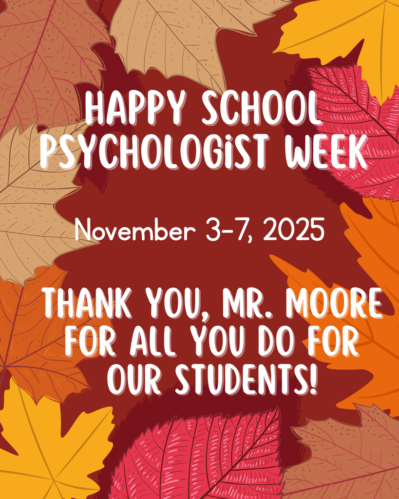 School Psychologist Week November 3-7