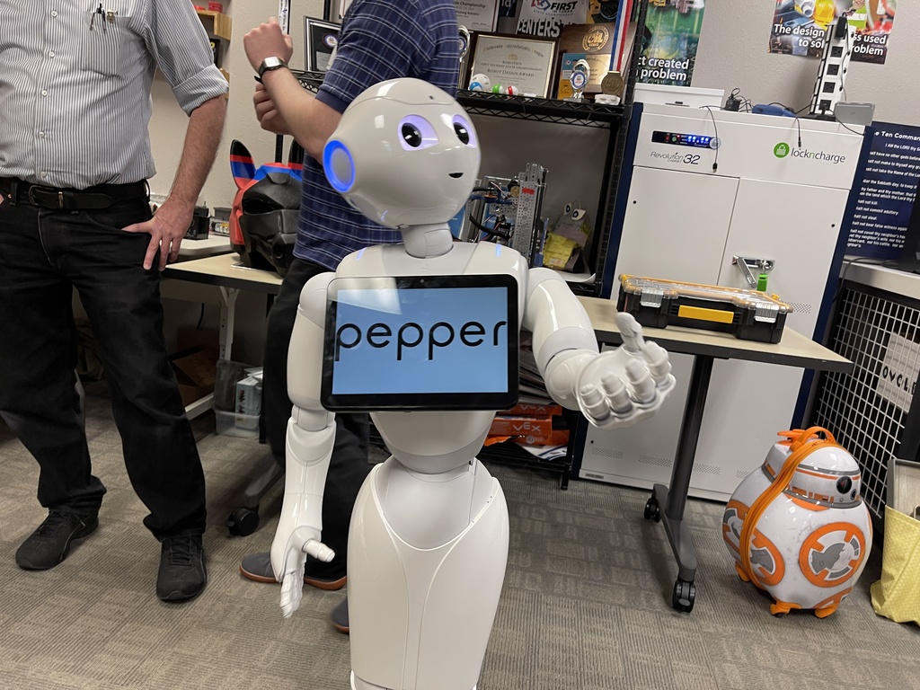 Pepper the Robot joins CTE
