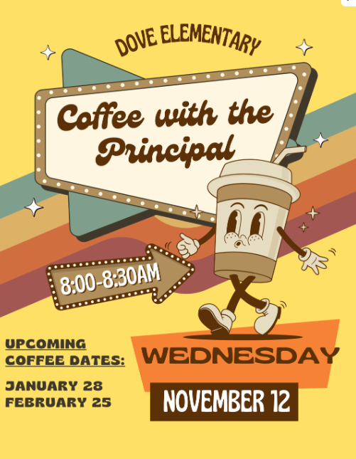 Coffee with the principal Nov 12