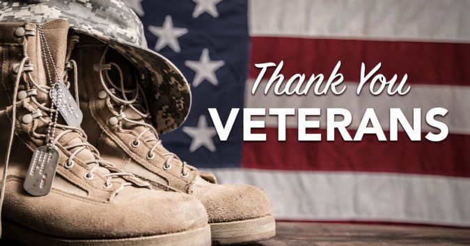 Thank you veterans