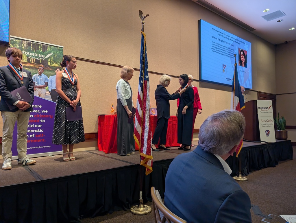 GHS award winners at civic organization event