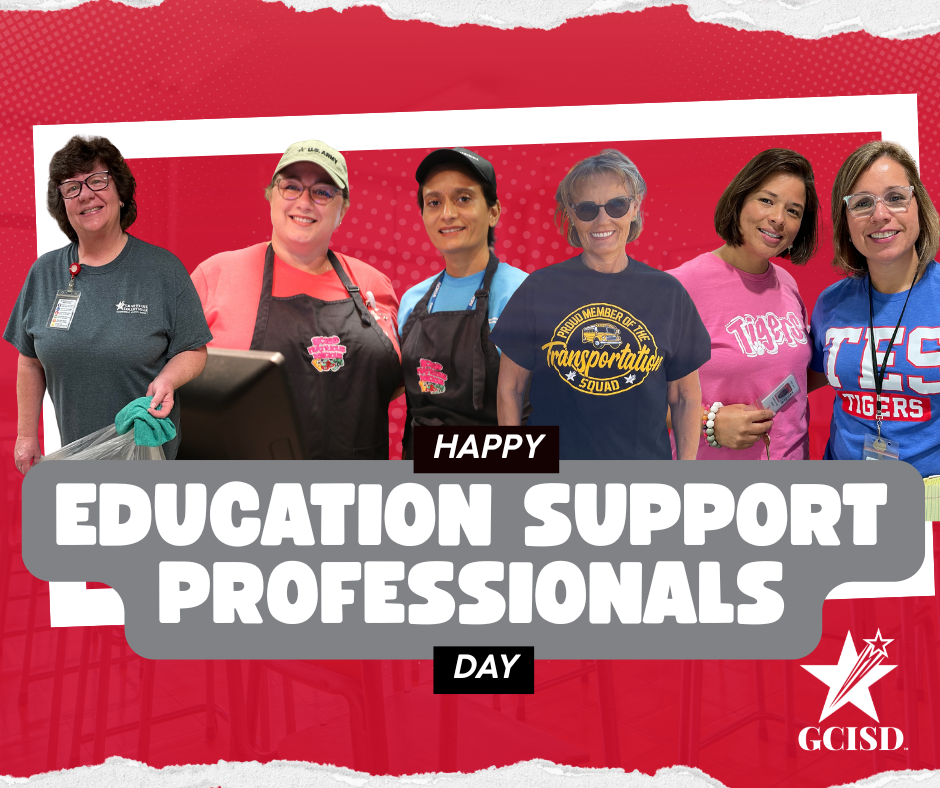 Graphic to celebrate Education Support Professionals