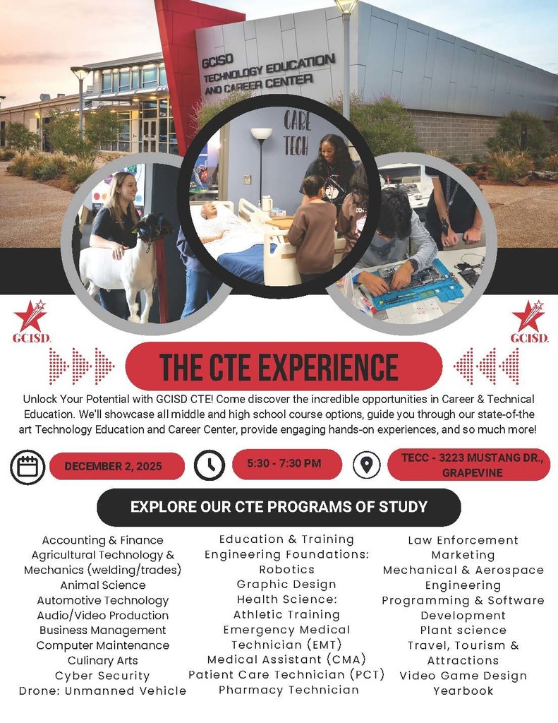 CTE Experience flyer