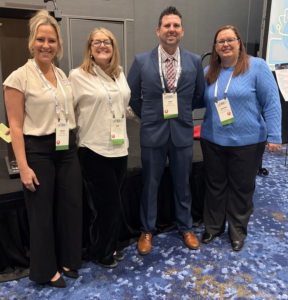 GCISD Aspire presents at statewide gifted conference.