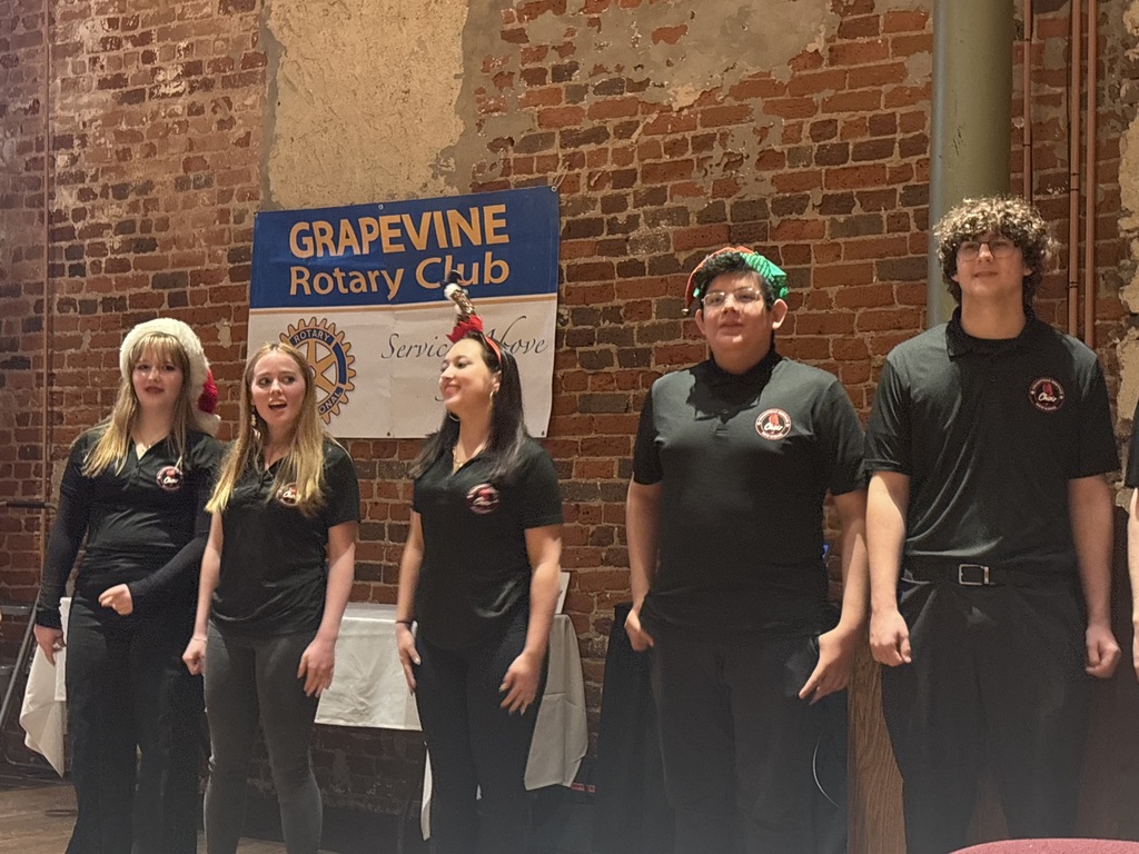 CHHS Jazz Choir at Grapevine Rotary