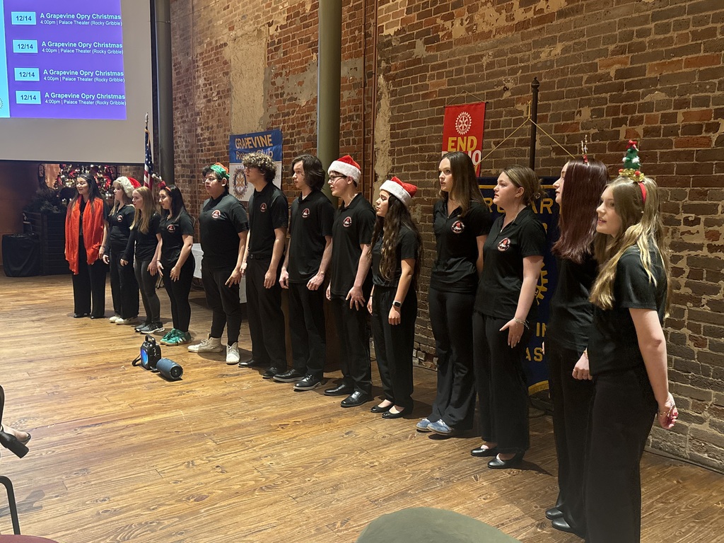 CHHS Jazz Choir at Grapevine Rotary