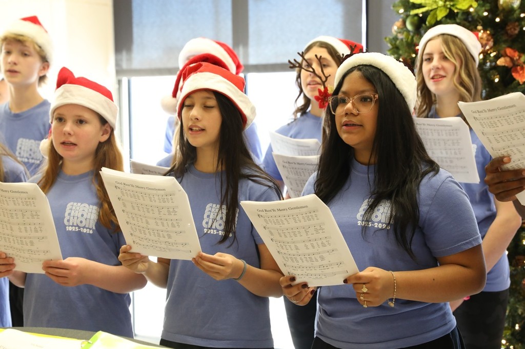CTMS Choir at admin building