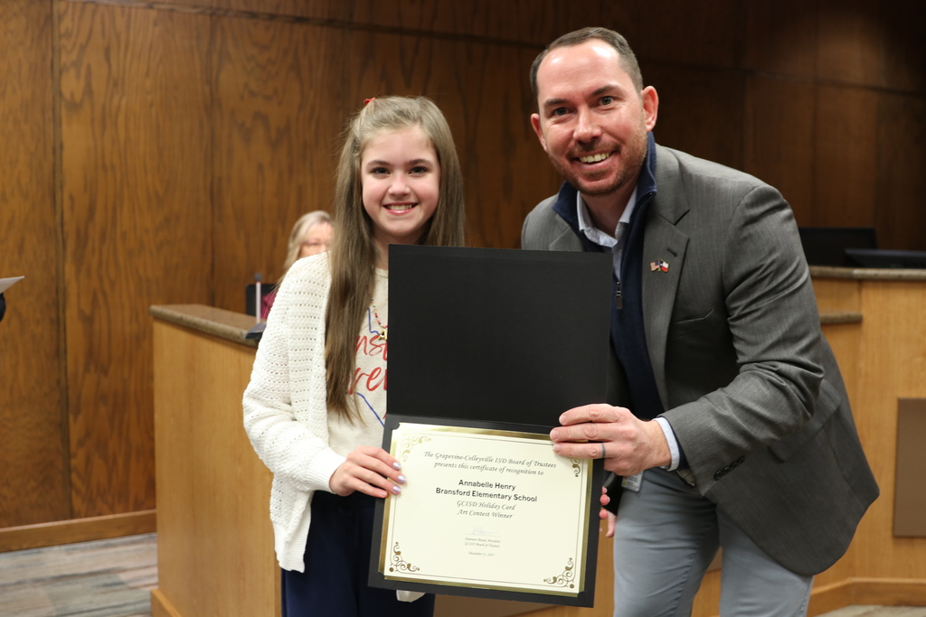 December 15 board meeting honorees