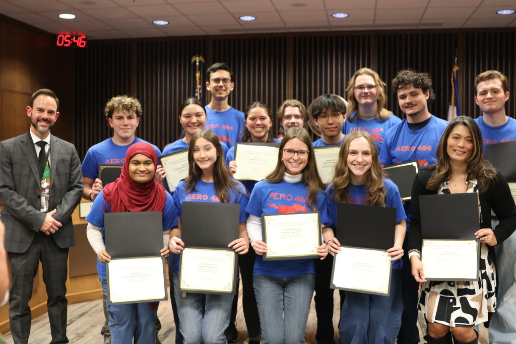 December 15 board meeting honorees