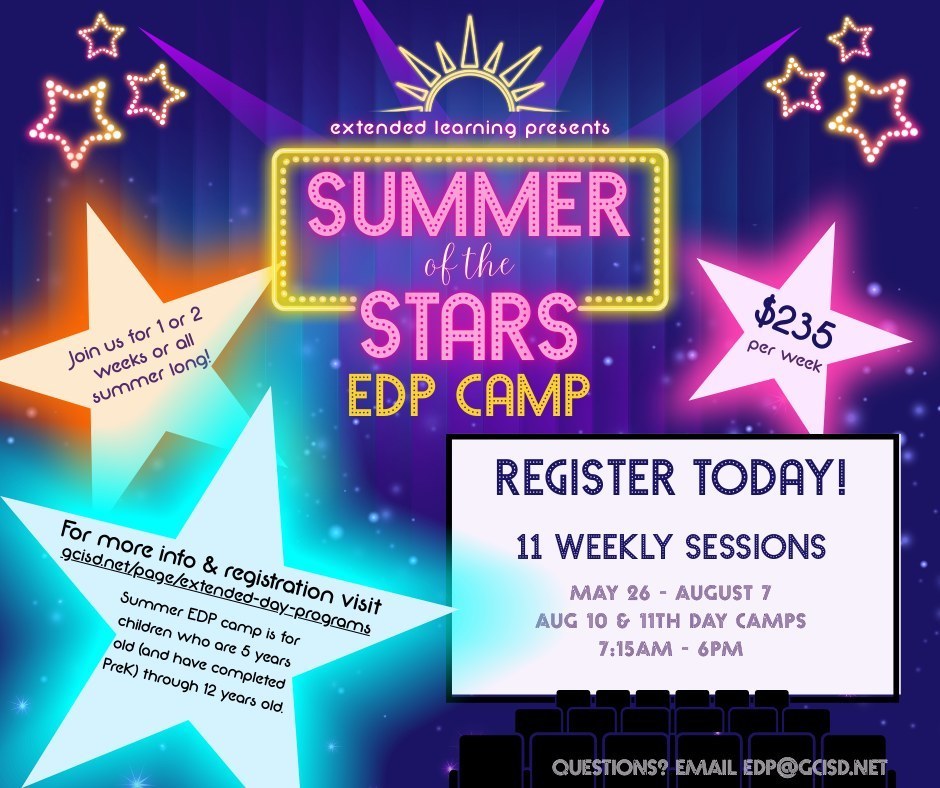 EDP Summer Camp flyer