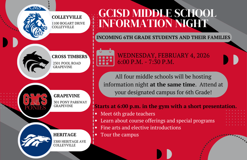 Middle School Info Night (English)