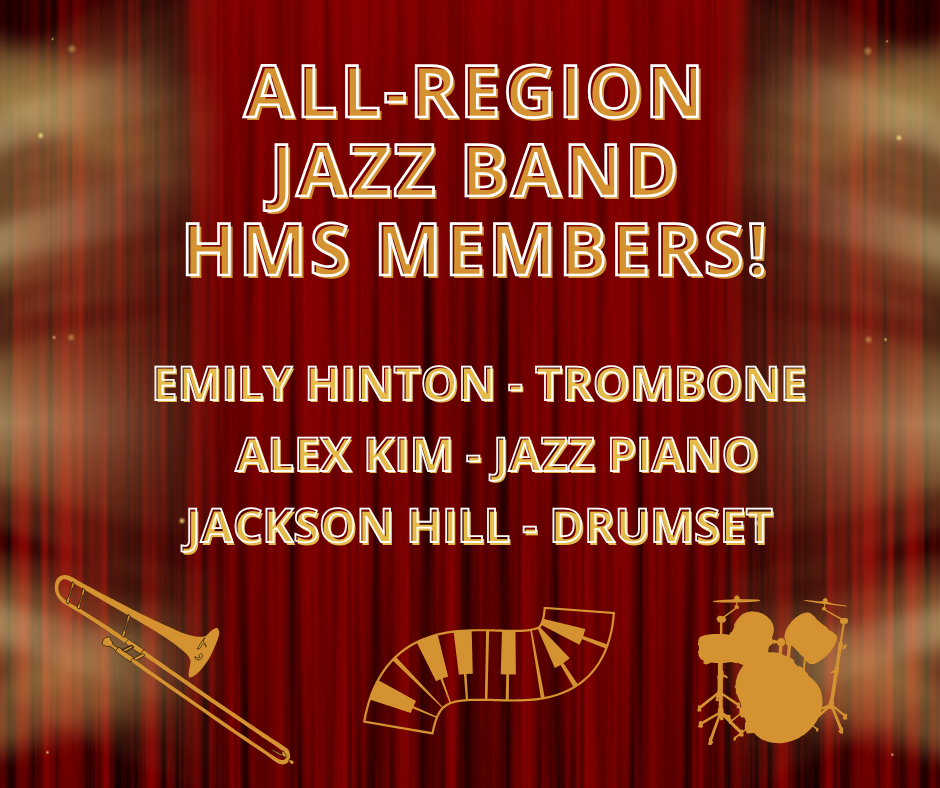 All Region Jazz Band HMS Members