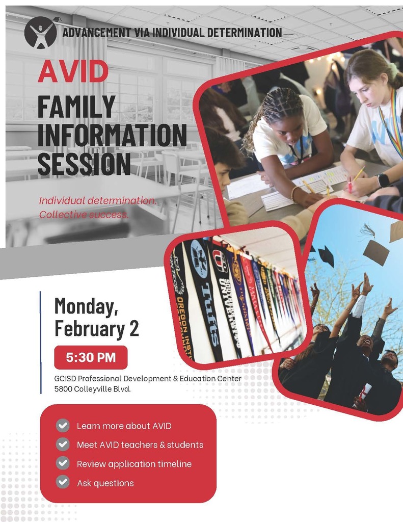 Flyer for Family Information Session