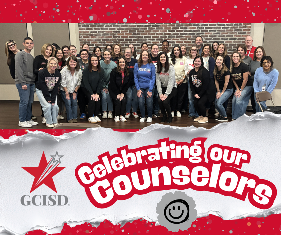 Celebrating our Counselors graphic