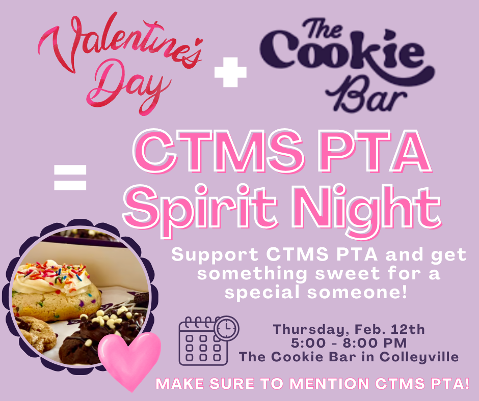 The Cookie Bar Spirit Night, Thursday, February 12