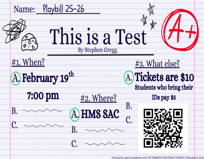 Playbill Invitation Feb 19 7:00PM