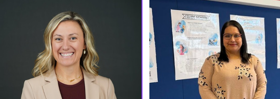 Robyn Dearmond - Teacher of the Year and Stephanie Martinez - Paraprofessional of the Year