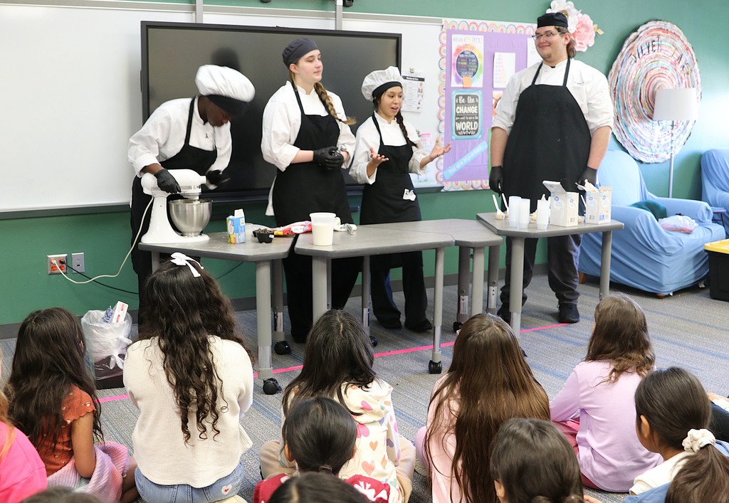 Silver Lake students hear about careers from GCISD Career and Technical Education students