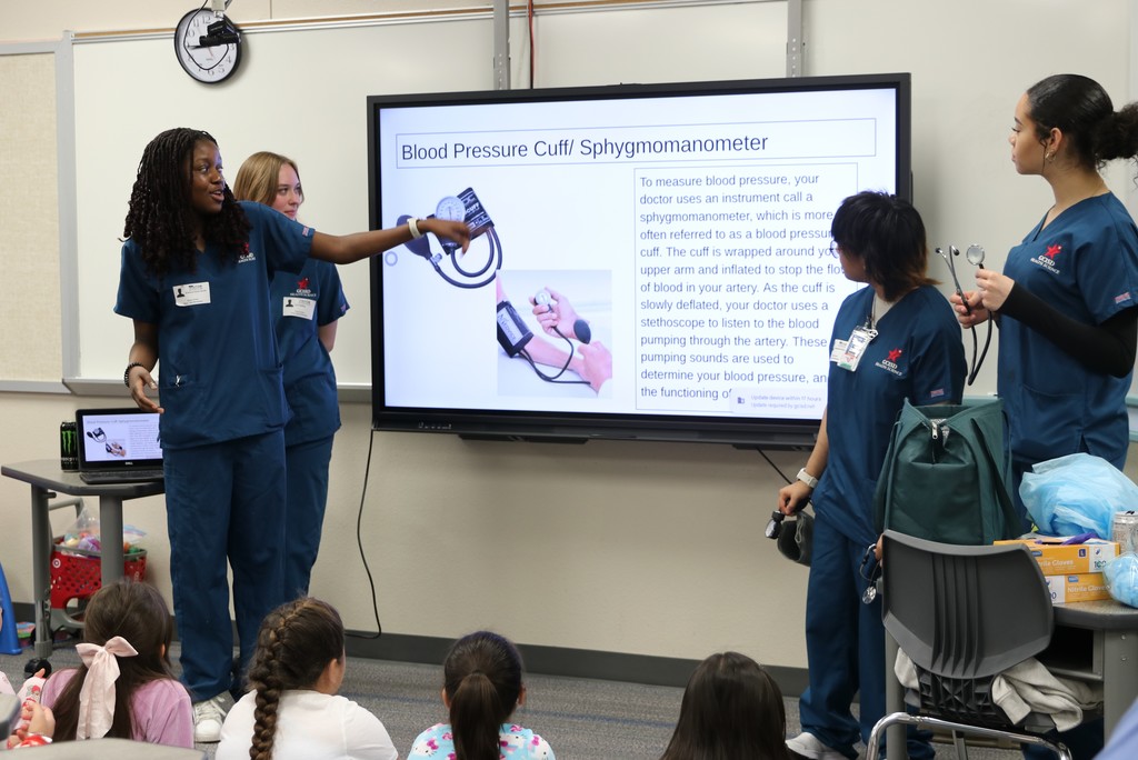 Silver Lake students hear about careers from GCISD Career and Technical Education students