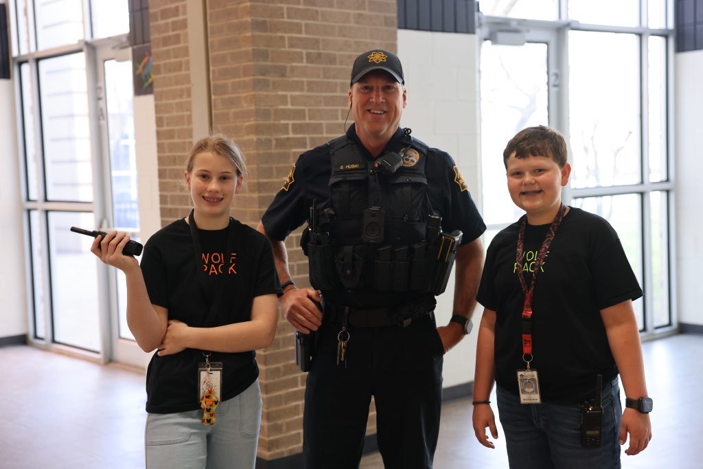 assistant principals with the police officer