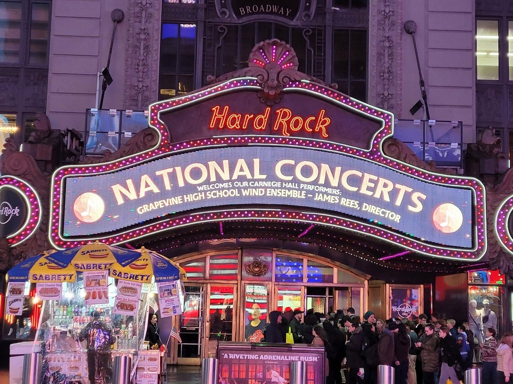 GHS band perfoms at Carnegie Hall