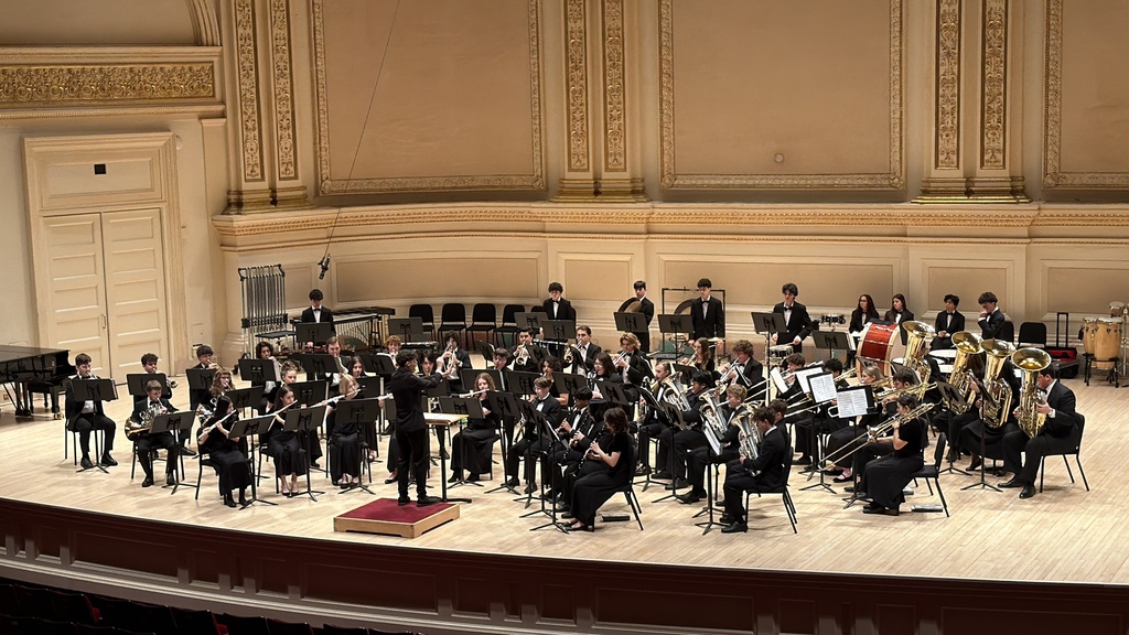 GHS band perfoms at Carnegie Hall