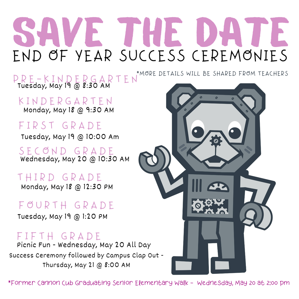 CAN EOY Success Ceremony Save the Date