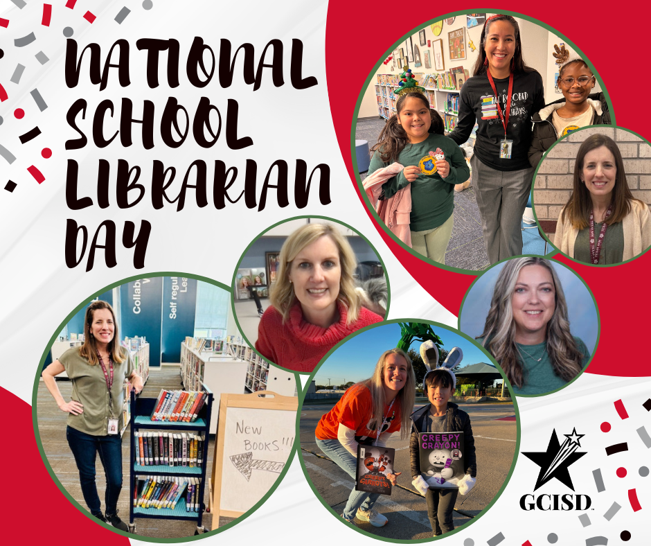 National School Librarian Day graphic