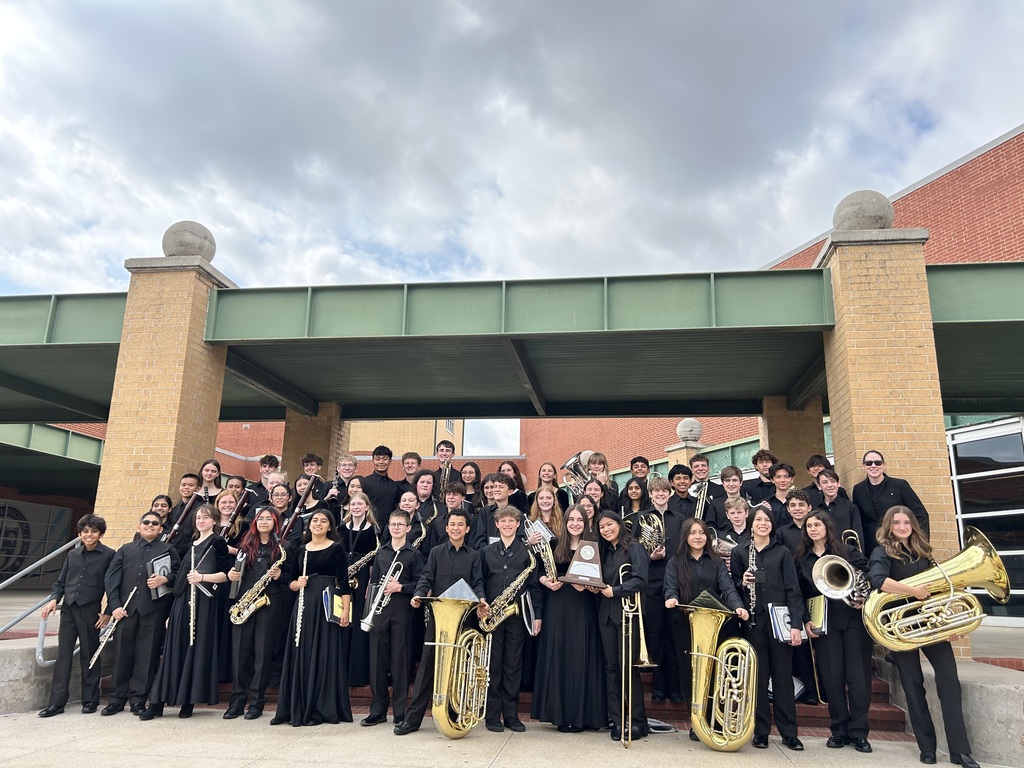 Honors Band Earned 1 at UIL this week! 