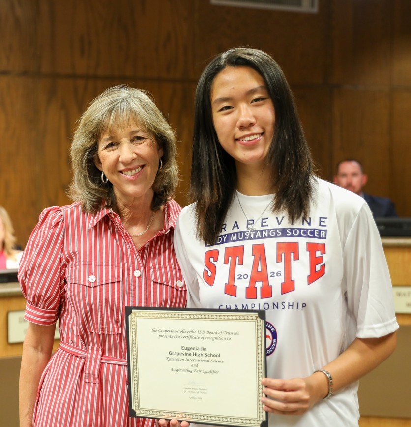 Board meeting honorees